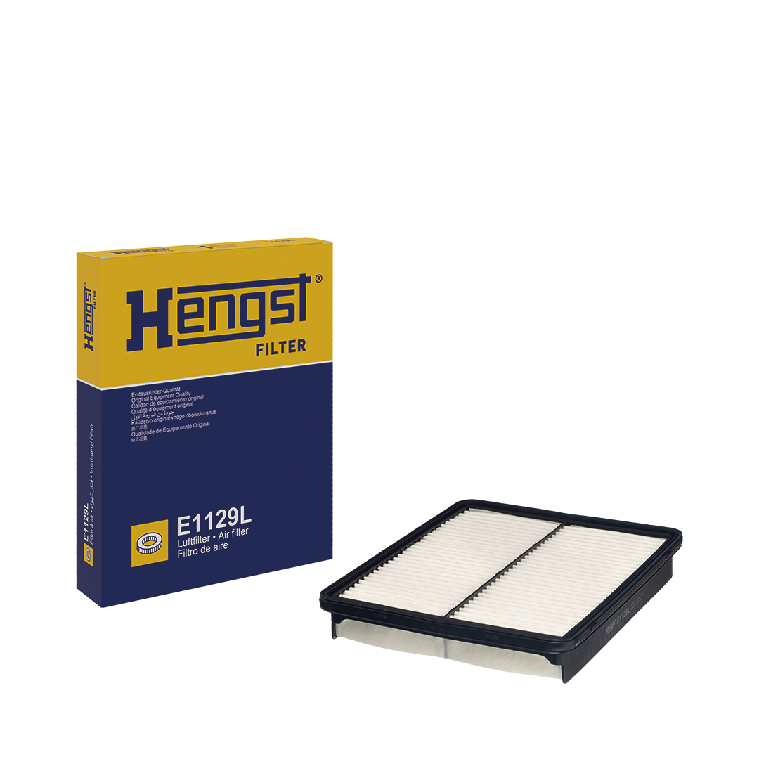 HENGST FILTER Luftfilter e1129l Filterindsats 41mm for KIA
