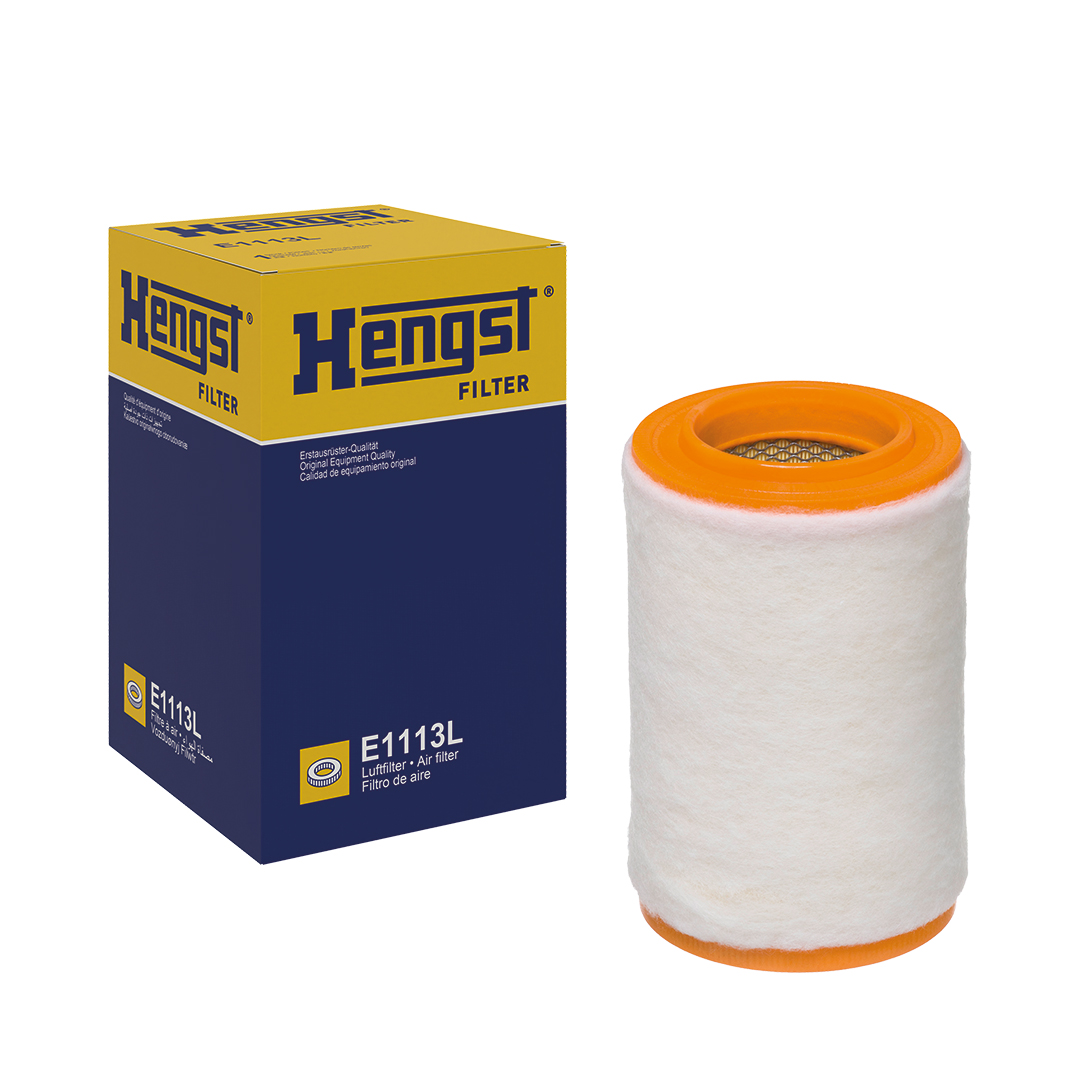 HENGST FILTER Luftfilter e1113l Filterindsats 240mm for FIAT