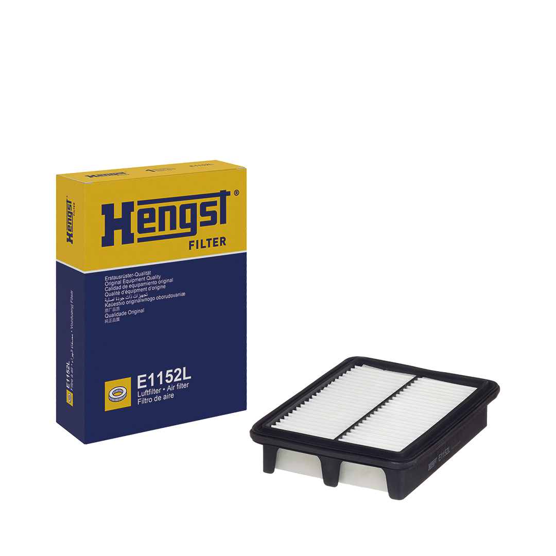 HENGST FILTER Luftfilter e1152l Filterindsats 48mm for MAZDA