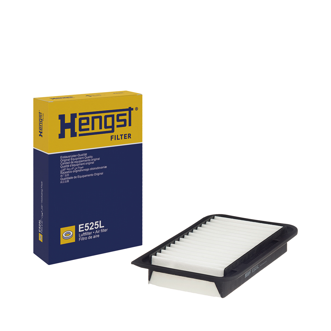 HENGST FILTER Luftfilter e525l Filterindsats 45mm for OPEL GENERAL MOTORS SUZUKI