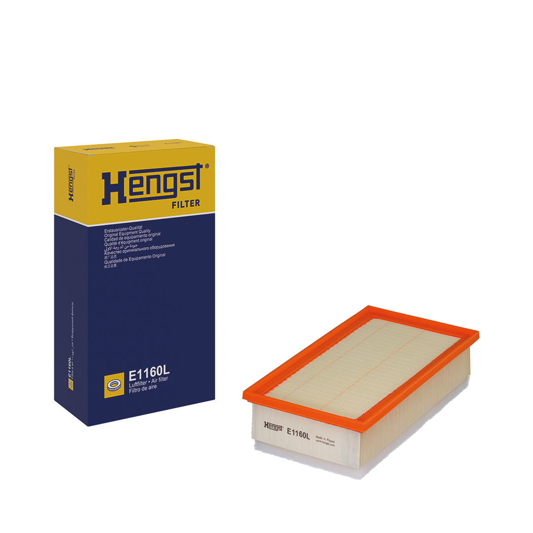 HENGST FILTER Luftfilter e1160l Filterindsats 77mm for OPEL PEUGEOT TOYOTA