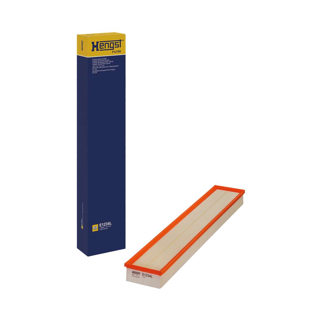 HENGST FILTER Luftfilter e1234l Filterindsats 58mm for PORSCHE