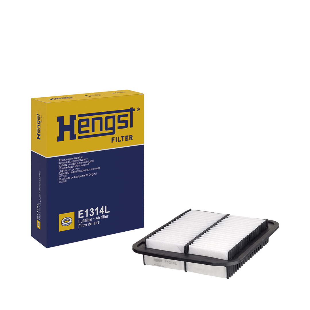 HENGST FILTER Luftfilter e1314l Filterindsats 56mm for PEUGEOT MITSUBISHI