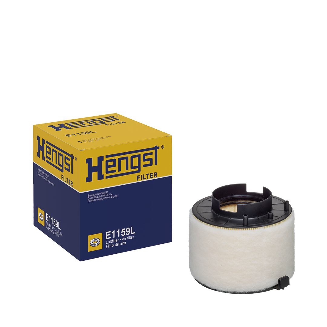 HENGST FILTER Luftfilter e1159l Filterindsats 134mm for VAG