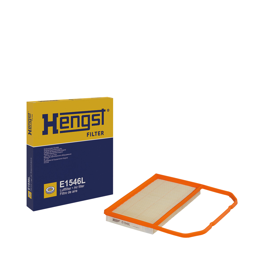 HENGST FILTER Luftfilter e1546l Filterindsats 80mm for VAG