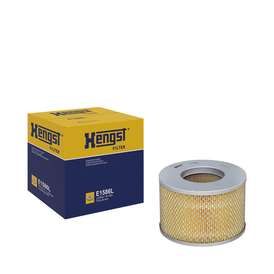 HENGST FILTER Luftfilter e1586l Filterindsats 145mm for TOYOTA