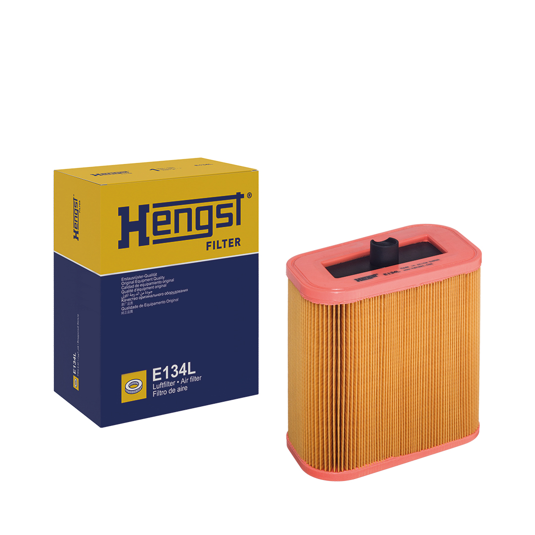 HENGST FILTER Luftfilter e134l Filterindsats length_mm_203|Længde [mm]|210 width_mm_206|Bredde [mm]|161 224mm for BMW