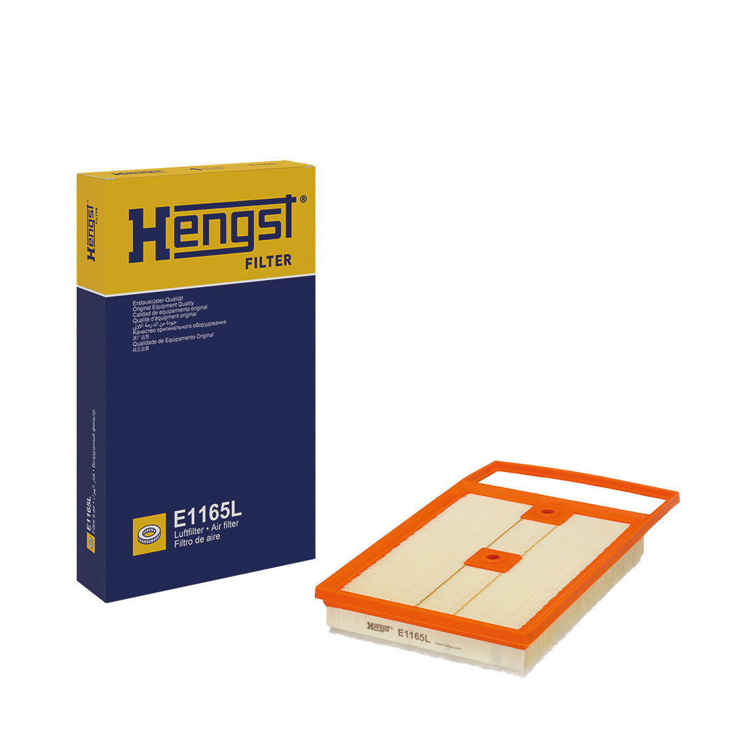 HENGST FILTER Luftfilter e1165l Filterindsats 47mm for VAG