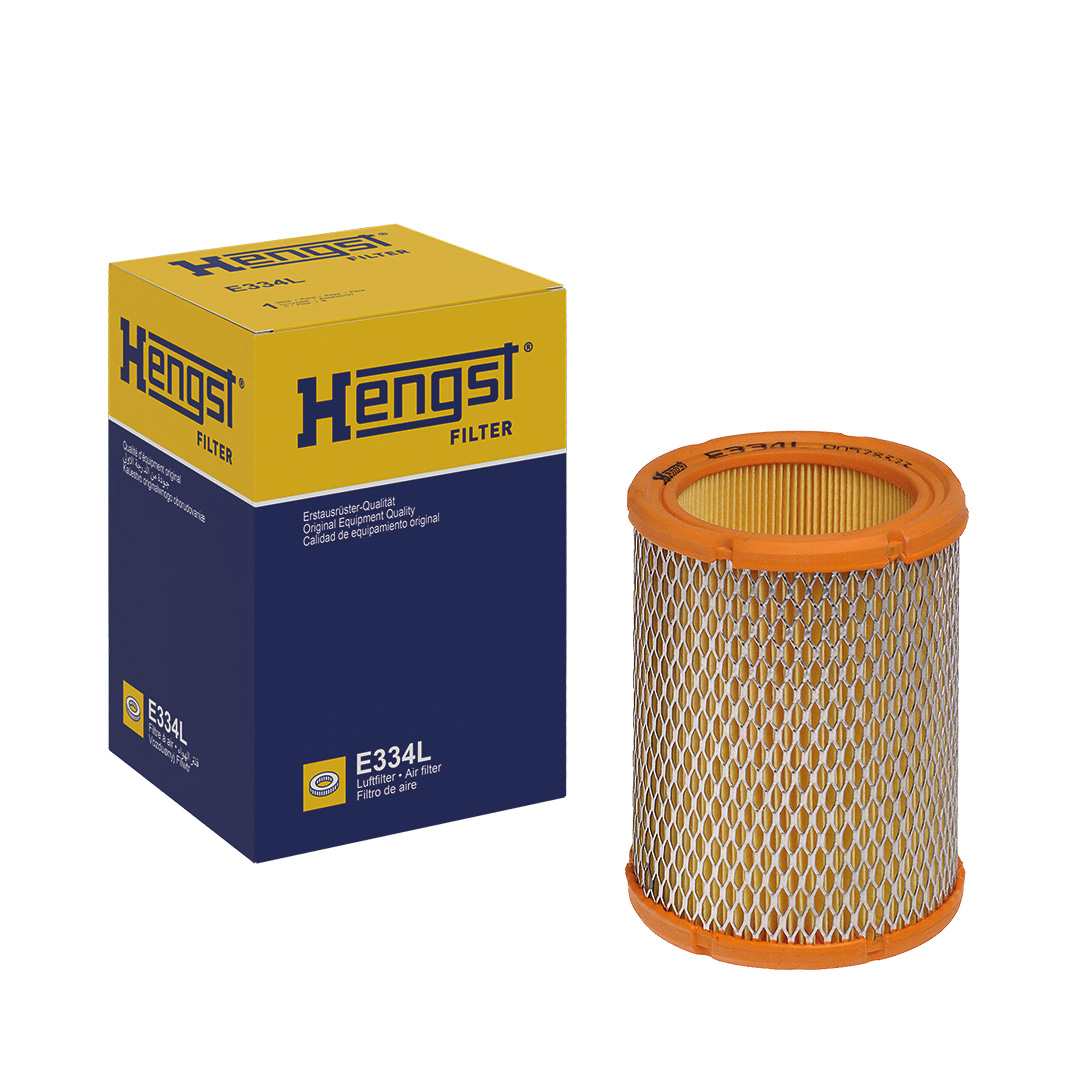 HENGST FILTER Luftfilter e334l Filterindsats 165mm for PEUGEOT CITROËN