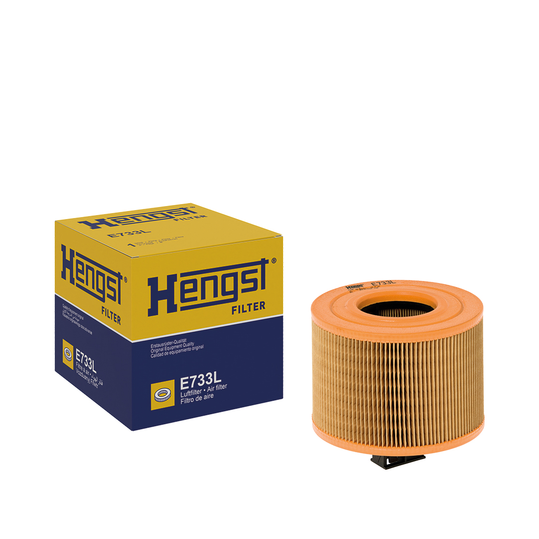 HENGST FILTER Luftfilter e733l Filterindsats 174mm for BMW