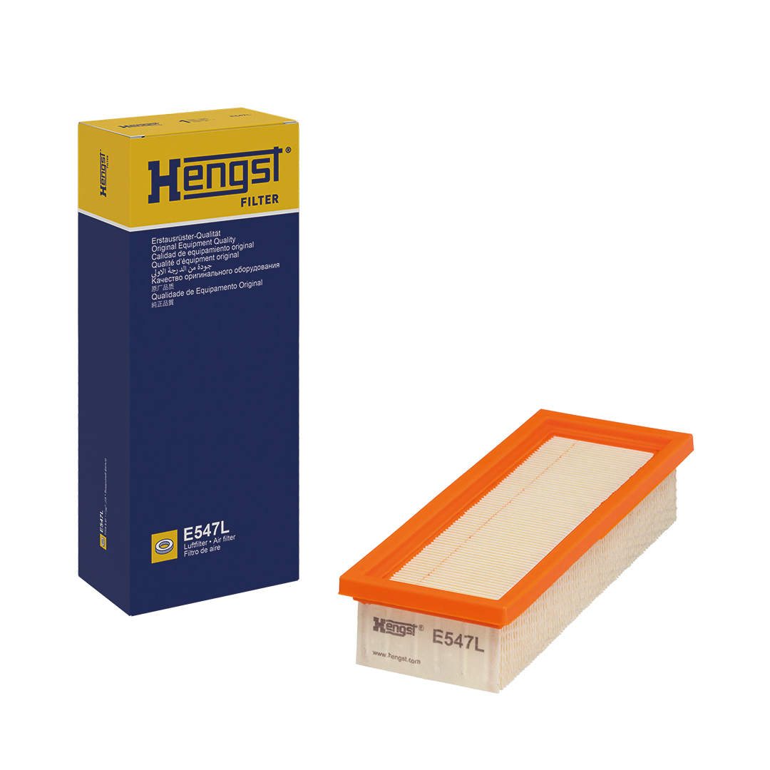 HENGST FILTER Luftfilter e547l Filterindsats 48mm for FIAT CITROËN