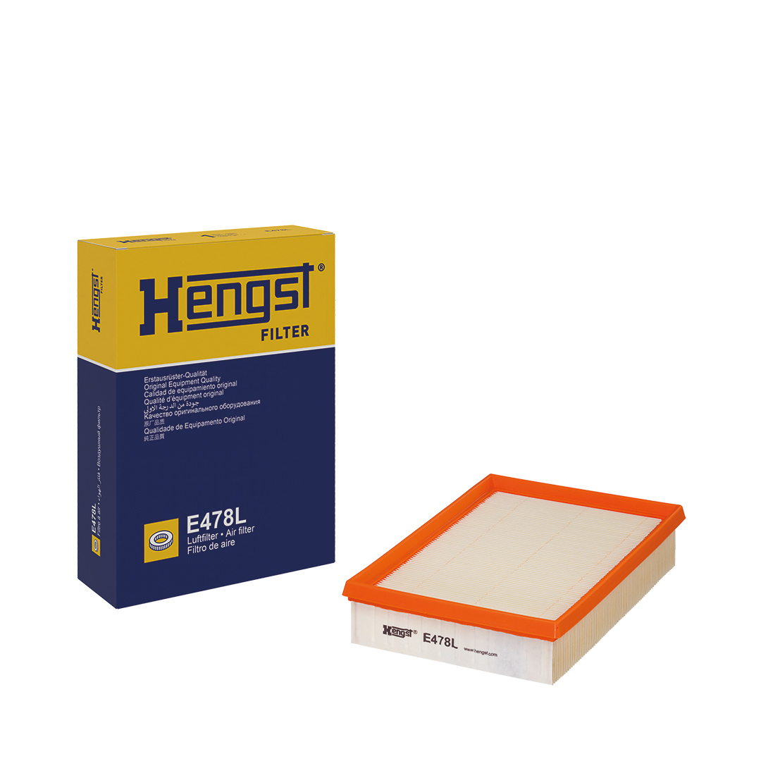 HENGST FILTER Luftfilter e478l Filterindsats 50mm for PEUGEOT CITROËN