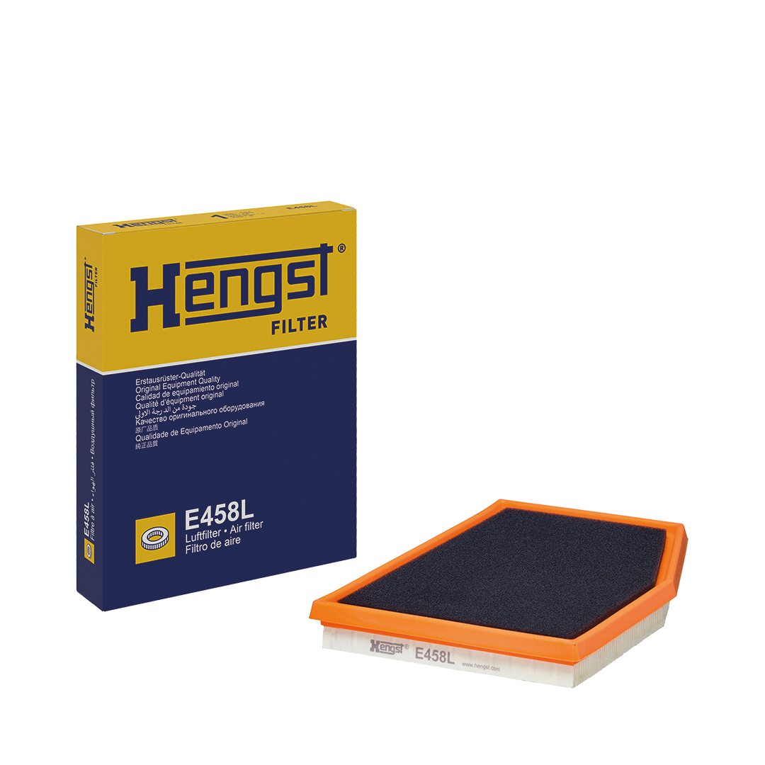 HENGST FILTER Luftfilter e458l Filterindsats 32mm for PORSCHE