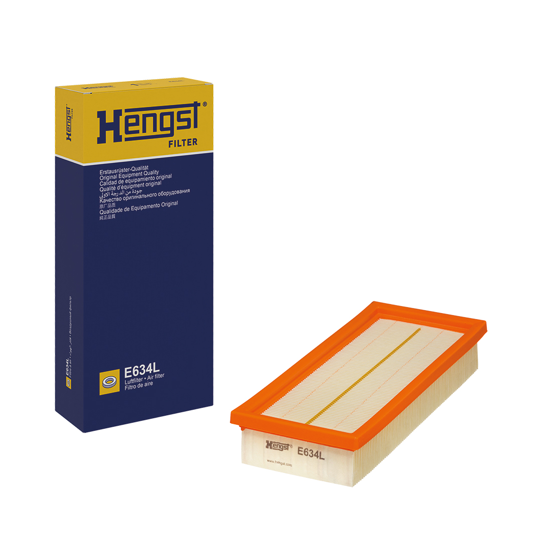 HENGST FILTER Luftfilter e634l Filterindsats 50mm for FIAT