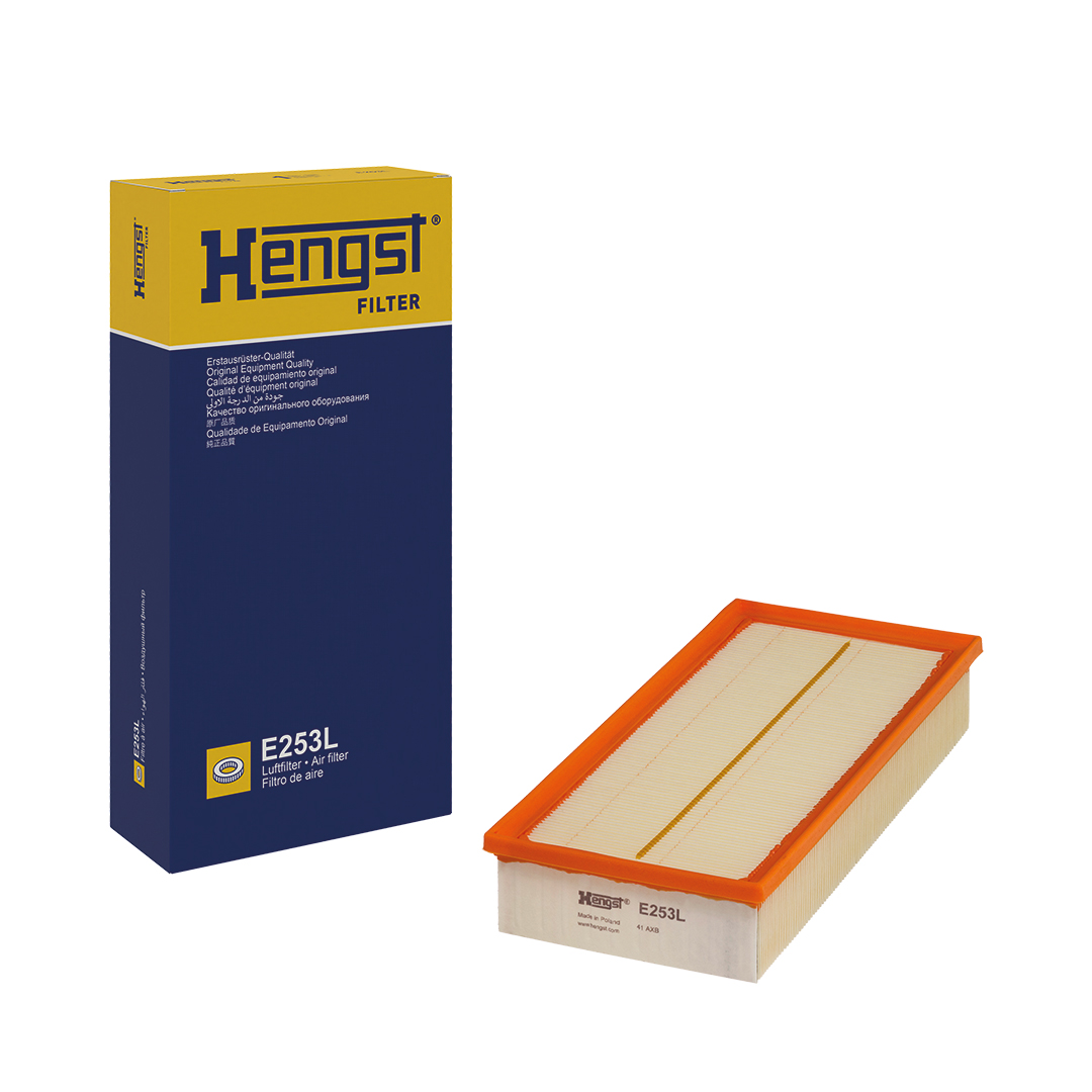 HENGST FILTER Luftfilter e253l Filterindsats 57mm for VOLVO FORD