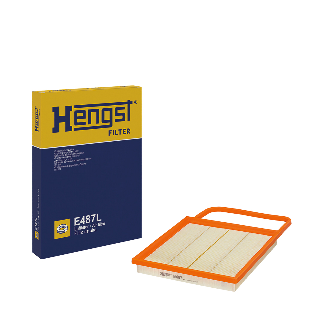 HENGST FILTER Luftfilter e487l Filterindsats 30mm for VAG