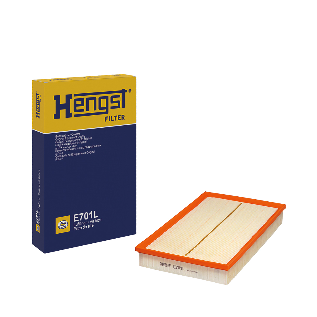 HENGST FILTER Luftfilter e701l Filterindsats 50mm for VAG