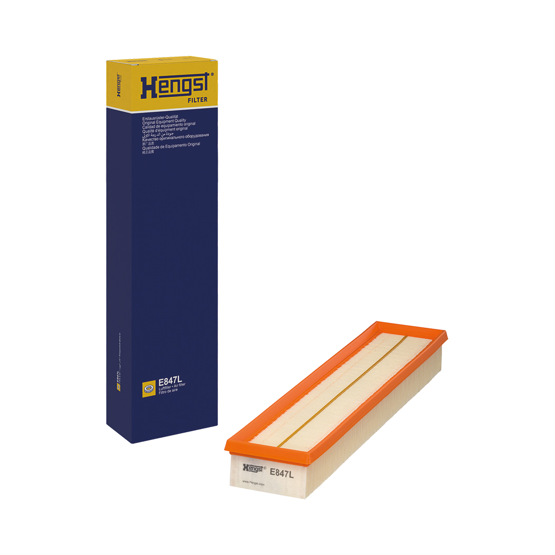 HENGST FILTER Luftfilter e847l Filterindsats 46mm for CITROËN PEUGEOT PEUGEOT (DF-PSA)