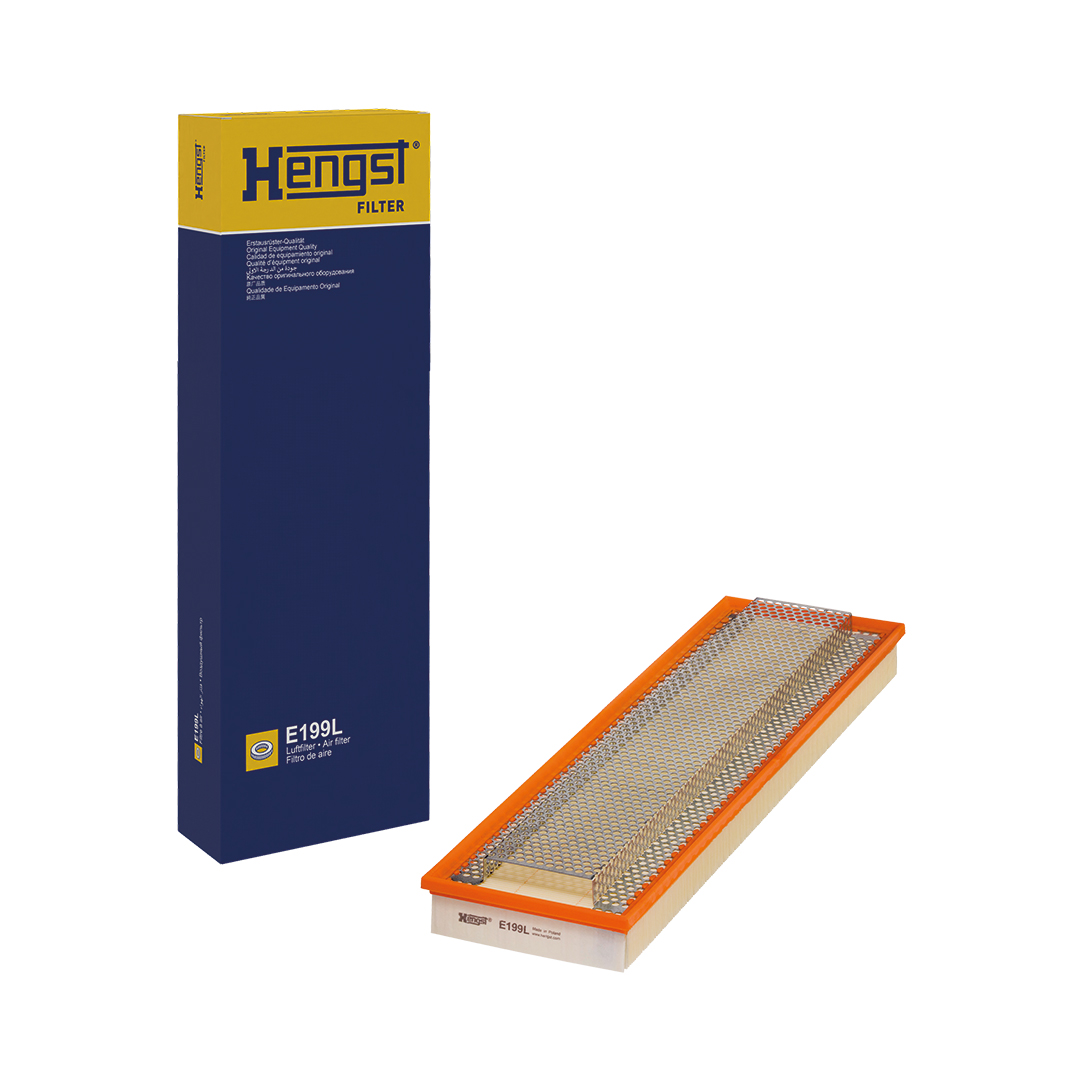 HENGST FILTER Luftfilter e199l Filterindsats 50mm for MERCEDES-BENZ