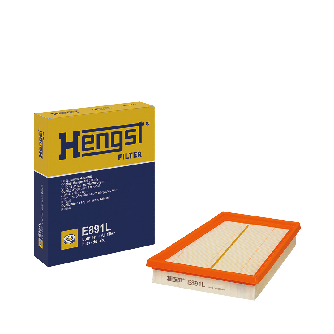 HENGST FILTER Luftfilter e891l Filterindsats 38mm for FORD