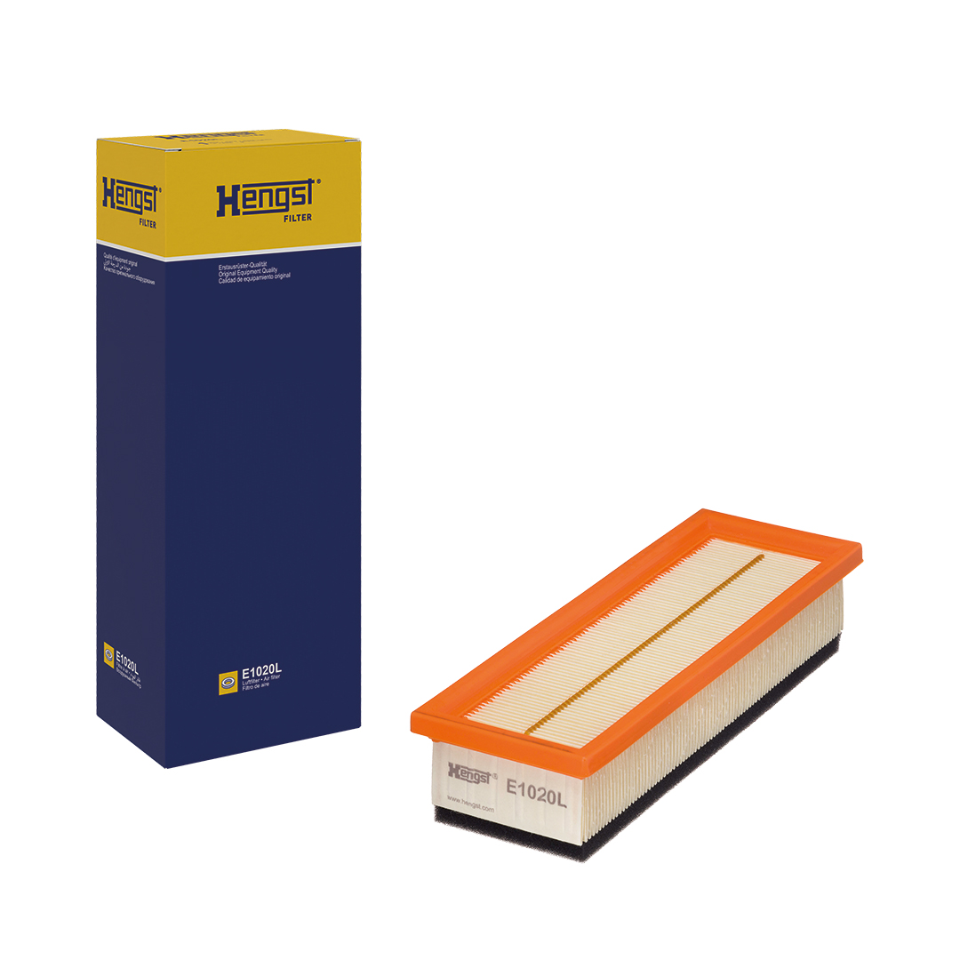 HENGST FILTER Luftfilter e1020l Filterindsats 60mm for FORD FIAT