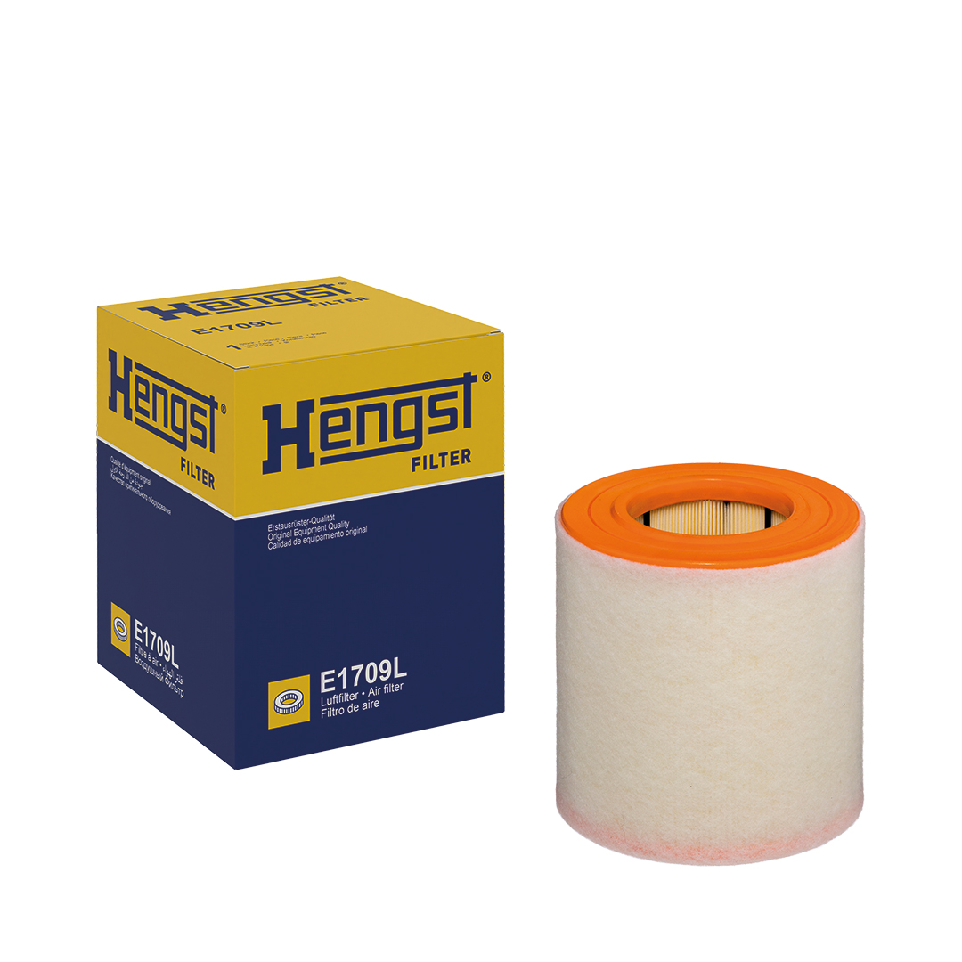 HENGST FILTER Luftfilter e1709l Filterindsats 177mm for VAG
