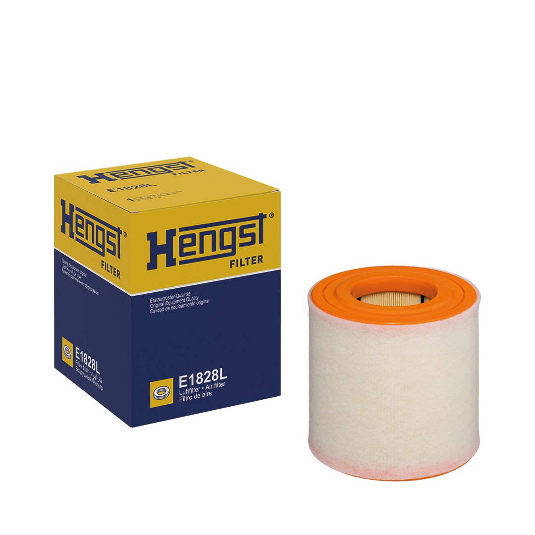 HENGST FILTER Luftfilter e1828l Filterindsats 160mm for VAG