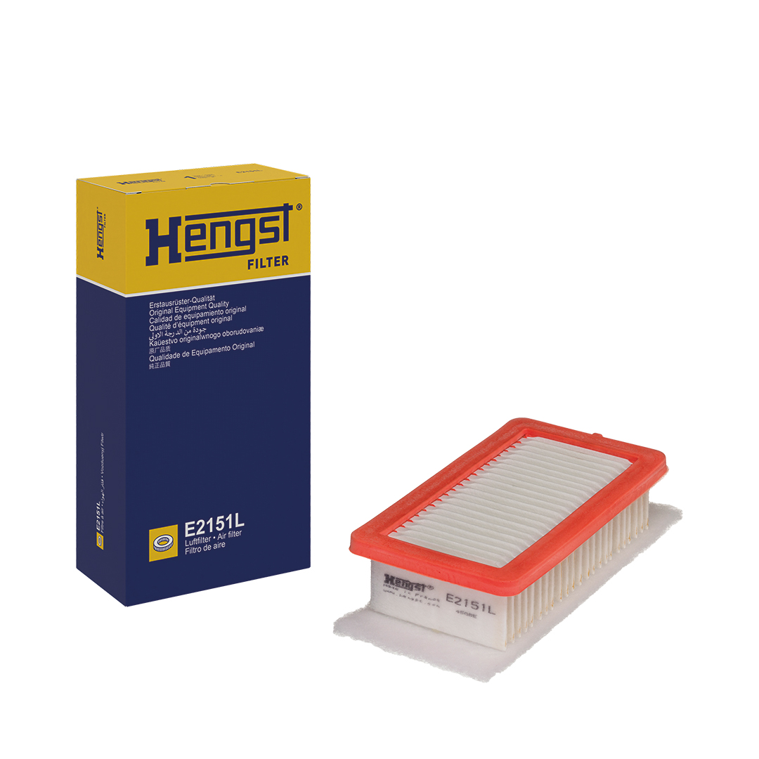 HENGST FILTER Luftfilter e2151l Filterindsats 53mm for RENAULT