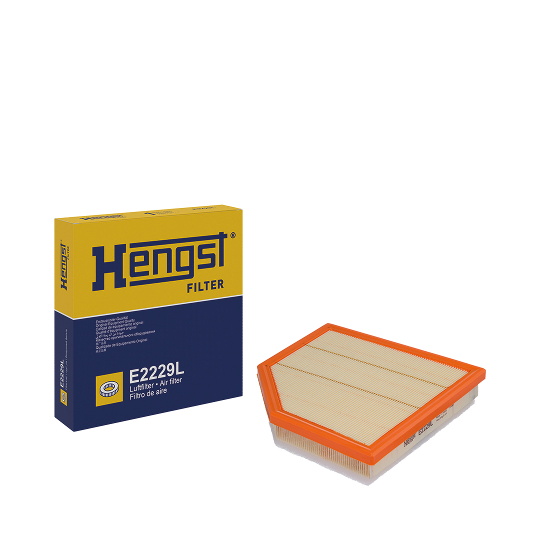 HENGST FILTER Luftfilter e2229l Filterindsats 50mm for BMW