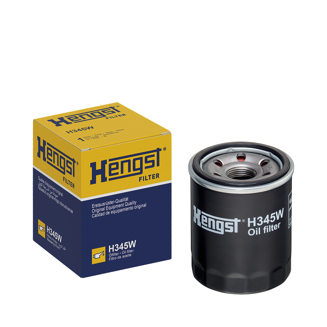 HENGST FILTER Oliefilter h345w Påskruet 90mm M20x1.5 for TOYOTA SUBARU