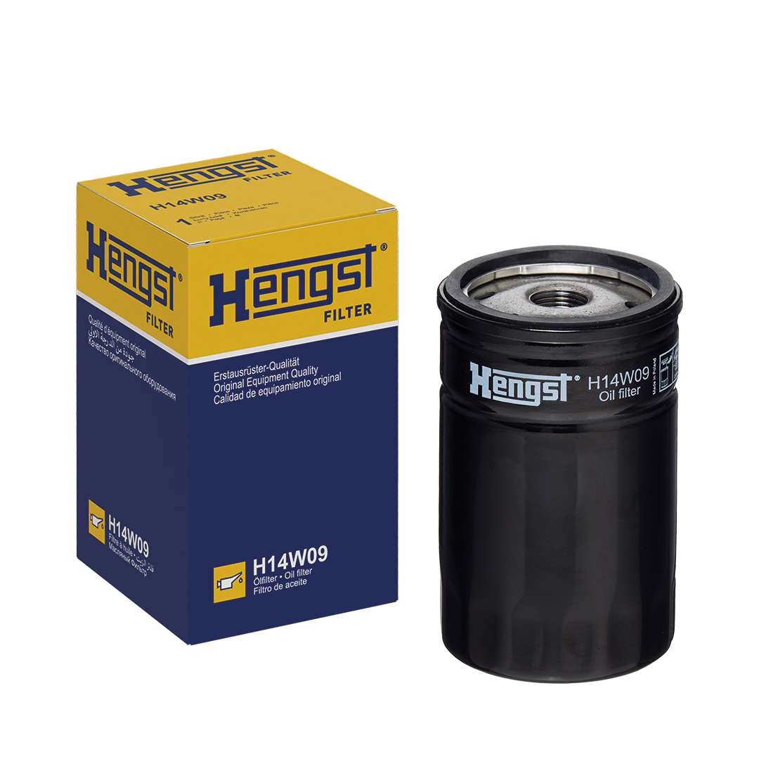 HENGST FILTER Oliefilter h14w09 Påskruet 120mm 3/4-16 UNF for CHRYSLER FIAT VM