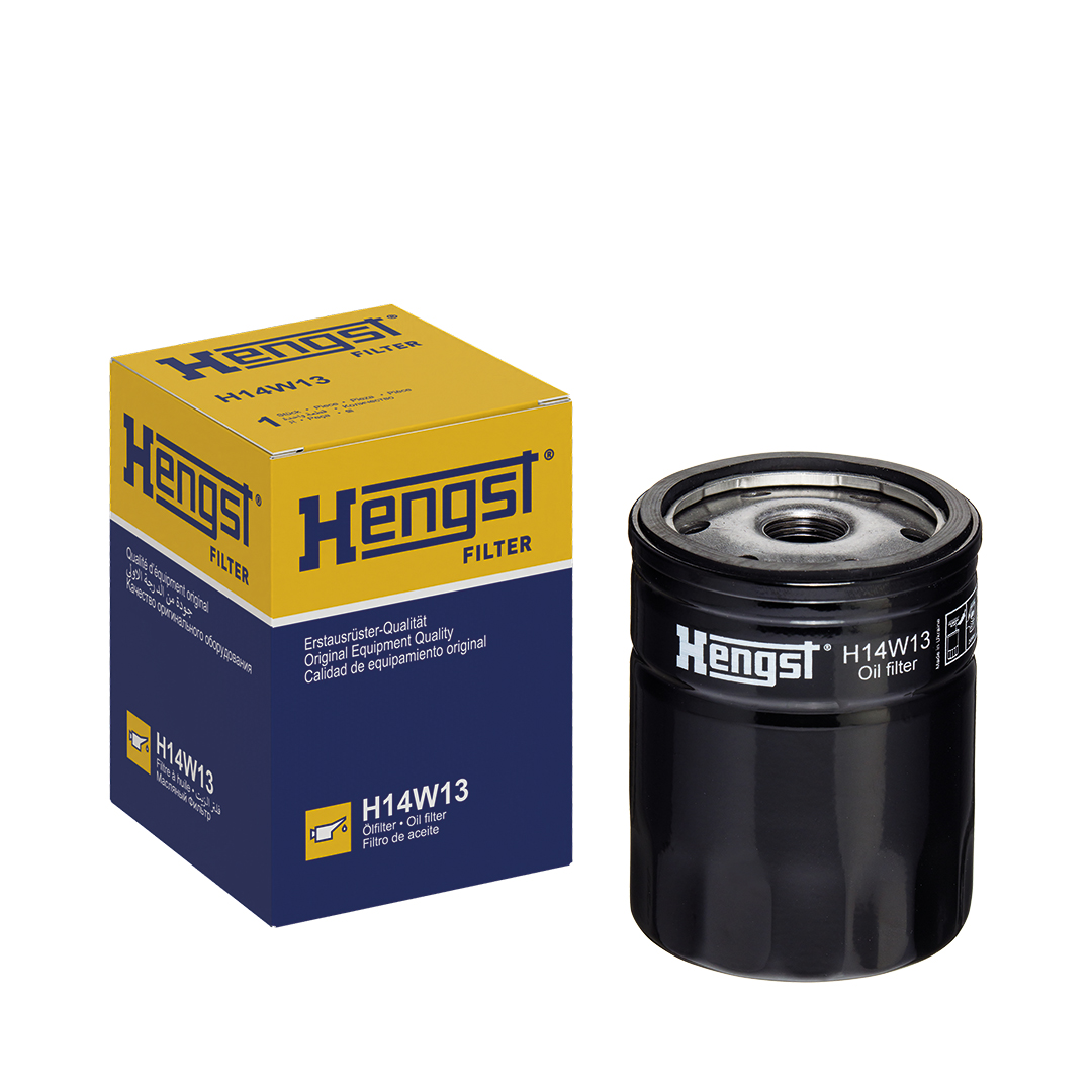 HENGST FILTER Oliefilter h14w13 Påskruet 79mm 3/4-16 UNF for FIAT LANCIA FORD ALFA ROMEO ZASTAVA GENERAL MOTORS MASERATI NISSAN CITROËN PEUGEOT RENAU