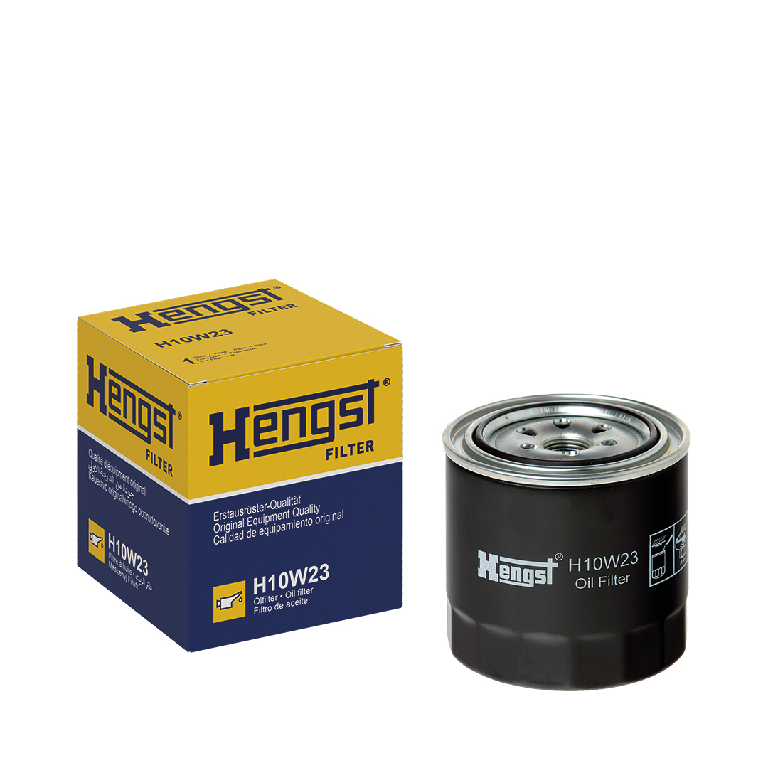 HENGST FILTER Oliefilter h10w23 Påskruet 95mm 3/4-16 UNF for FORD GENERAL MOTORS TOYOTA MAZDA NISSAN