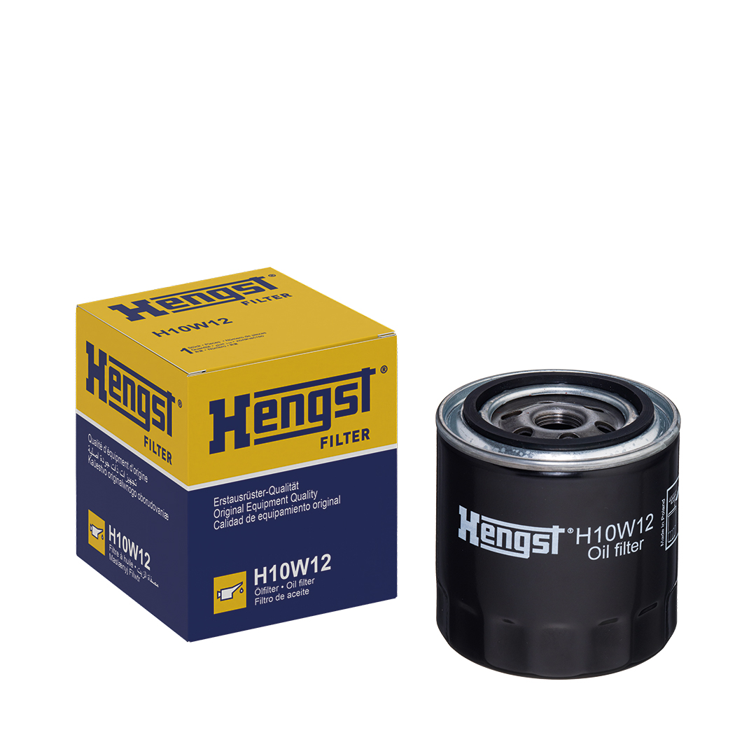 HENGST FILTER Oliefilter h10w12 Påskruet 95mm 3/4-16 UNF for VAG