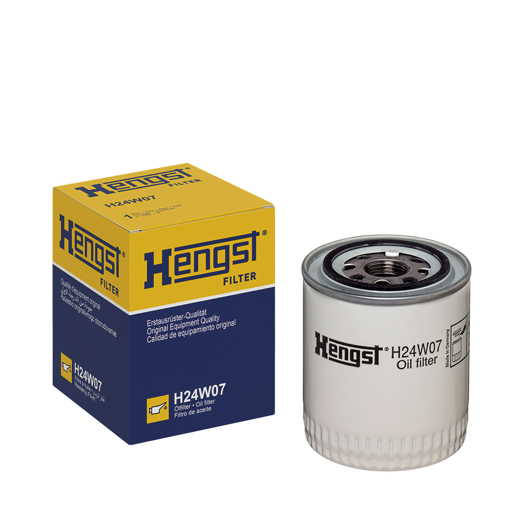 HENGST FILTER Oliefilter h24w07 Påskruet 114mm 1-12 UNF for ASTON MARTIN JAGUAR ROLLS-ROYCE BENTLEY