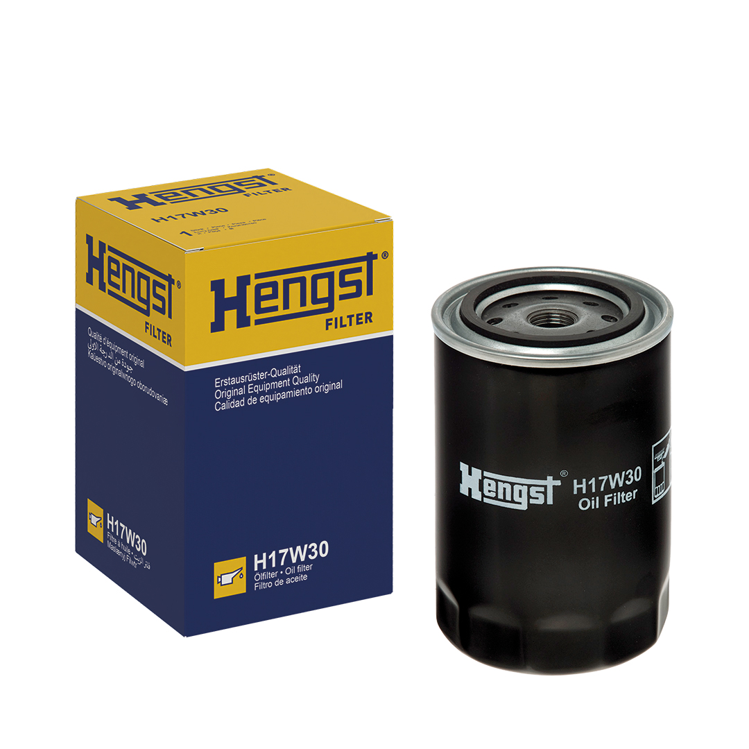 HENGST FILTER Oliefilter h17w30 Påskruet 142mm 3/4-16 UNF for VAG