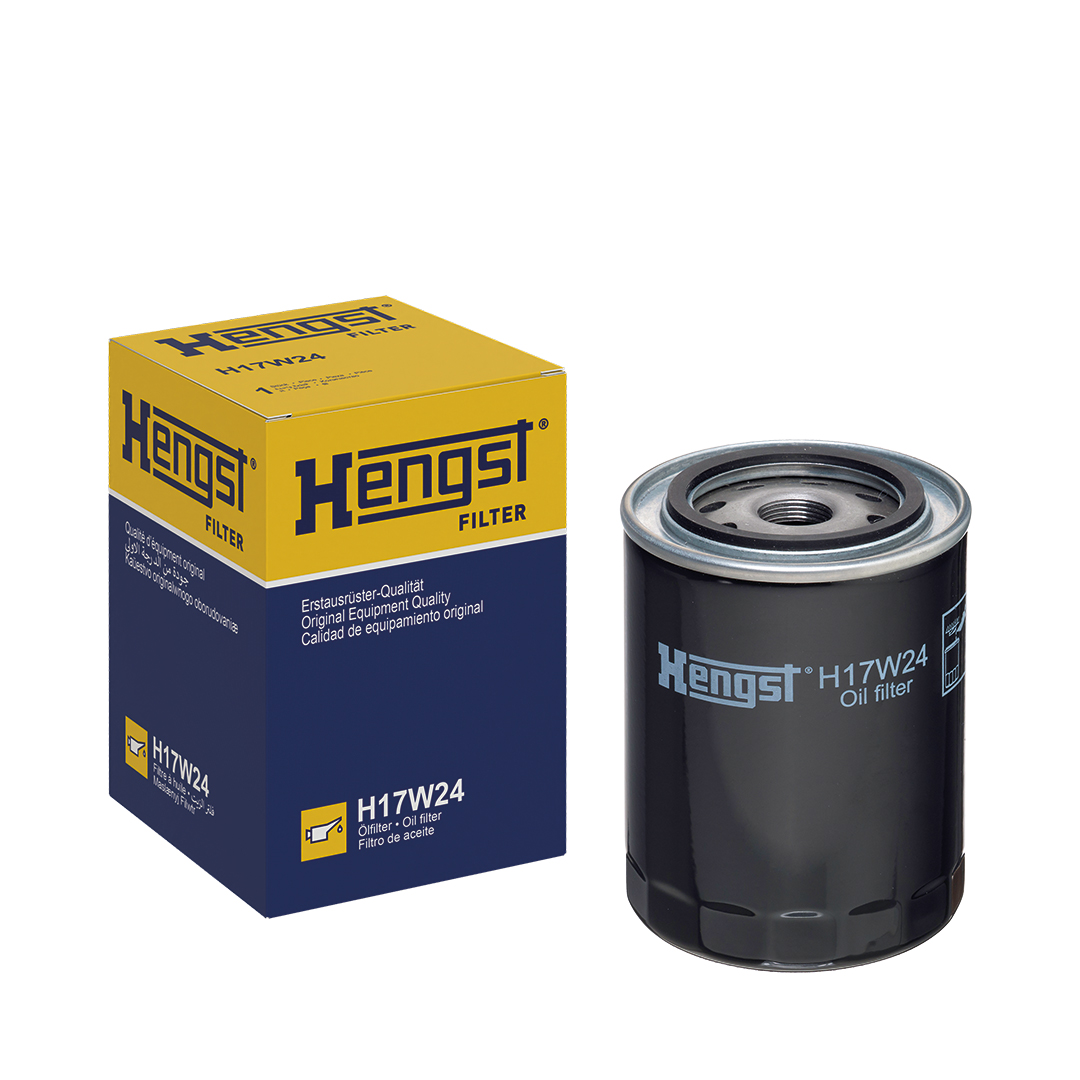 HENGST FILTER Oliefilter h17w24 Påskruet 142mm M22x1.5 for IVECO FIAT PEUGEOT CITROËN RENAULT TRUCKS