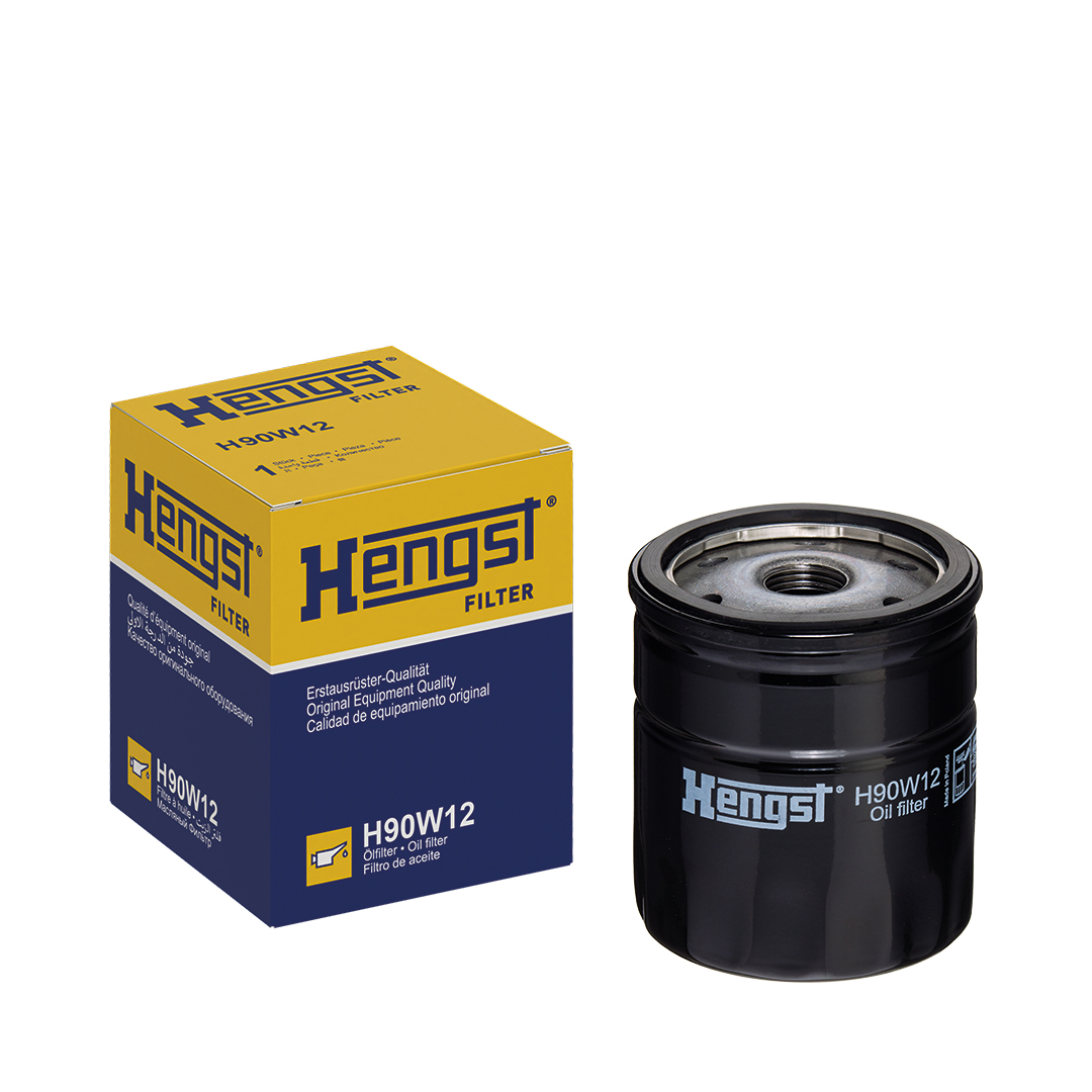 HENGST FILTER Oliefilter h90w12 Påskruet 79mm 3/4-16 UNF for SAAB GENERAL MOTORS VAG