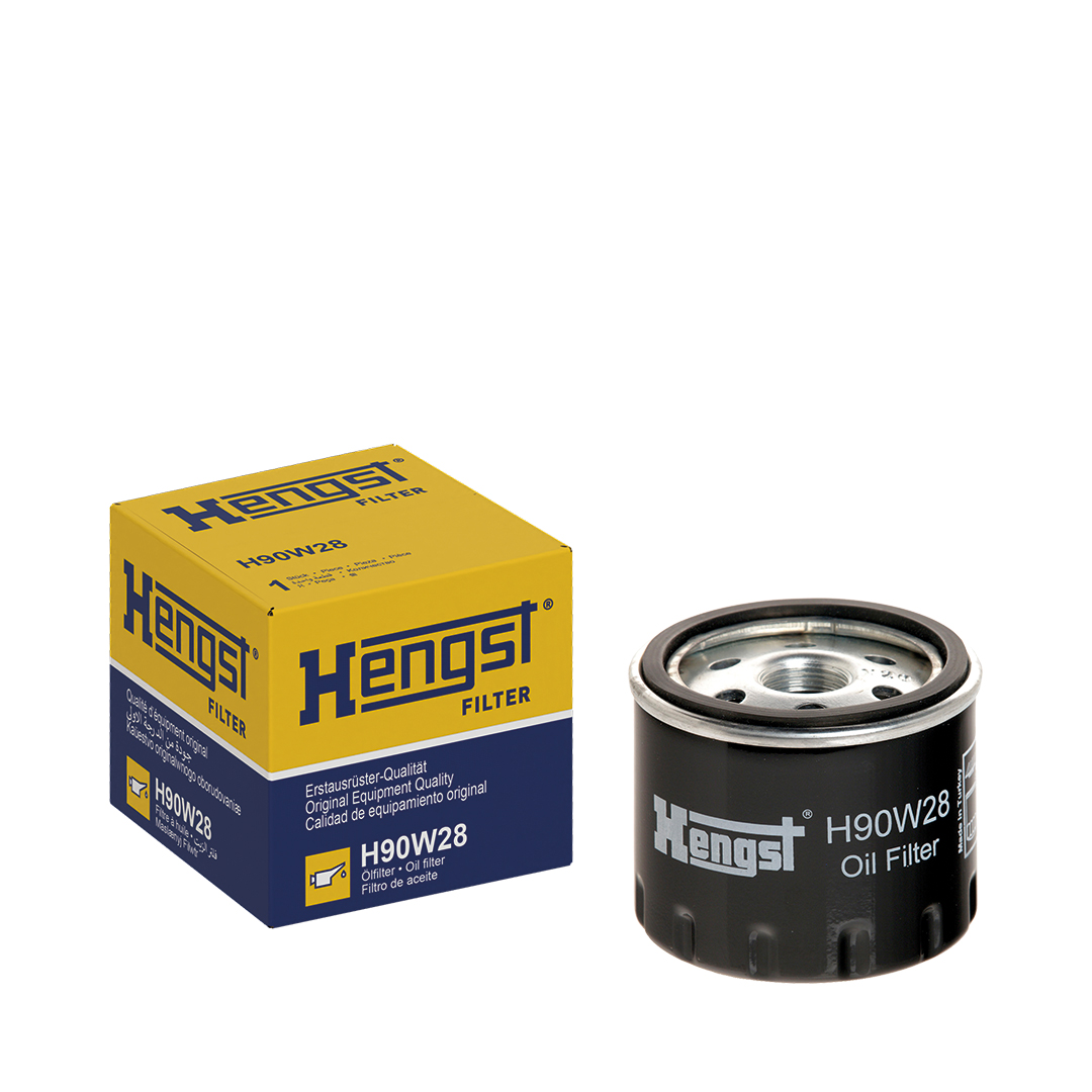 HENGST FILTER Oliefilter h90w28 Påskruet 70mm M20x1.5 for FIAT