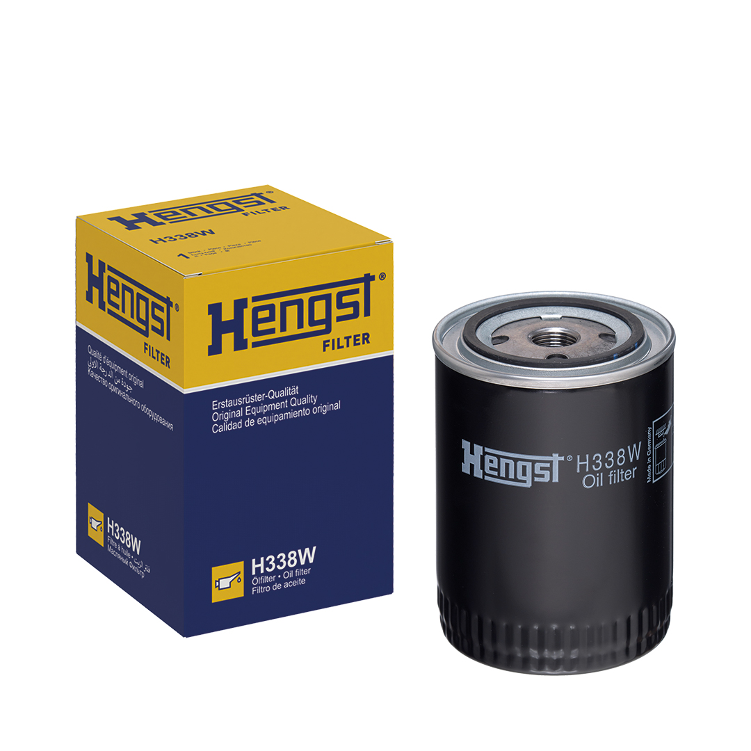 HENGST FILTER Oliefilter h338w Påskruet 130mm 3/4-16 UNF for FORD NISSAN BMC