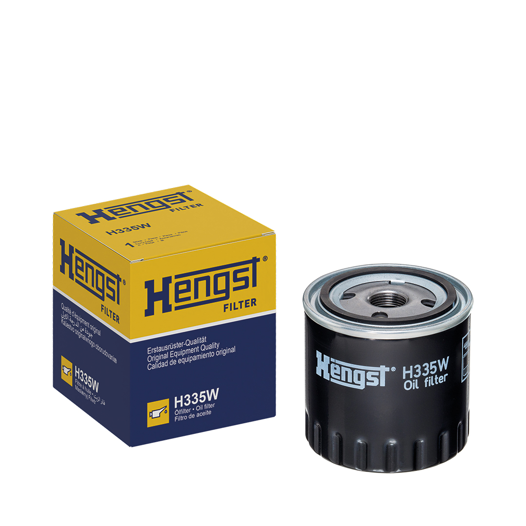 HENGST FILTER Oliefilter h335w Påskruet 89mm M20x1.5 for NISSAN RENAULT SUZUKI