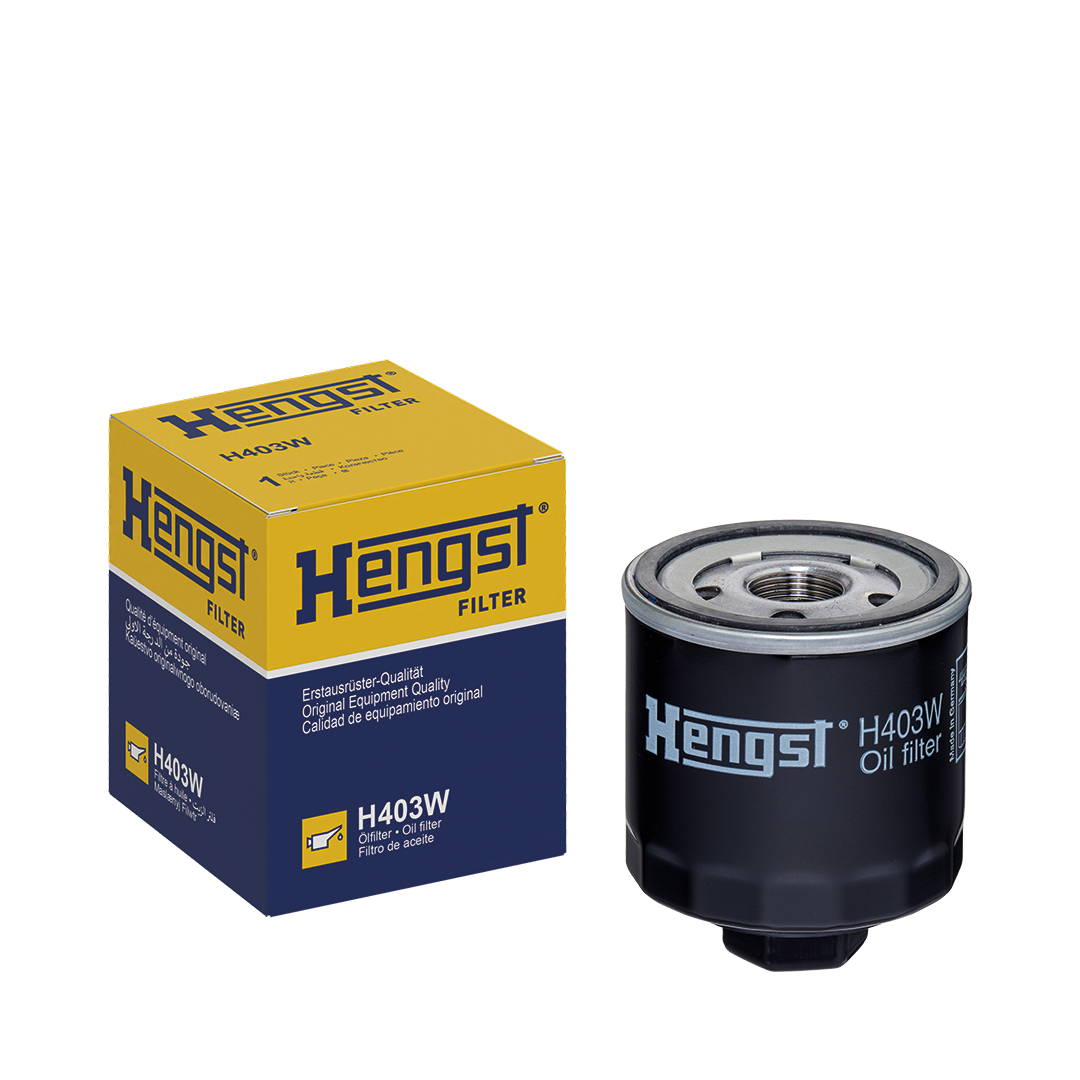 HENGST FILTER Oliefilter H403W Påskruet 92mm M22x1.5 for FORD