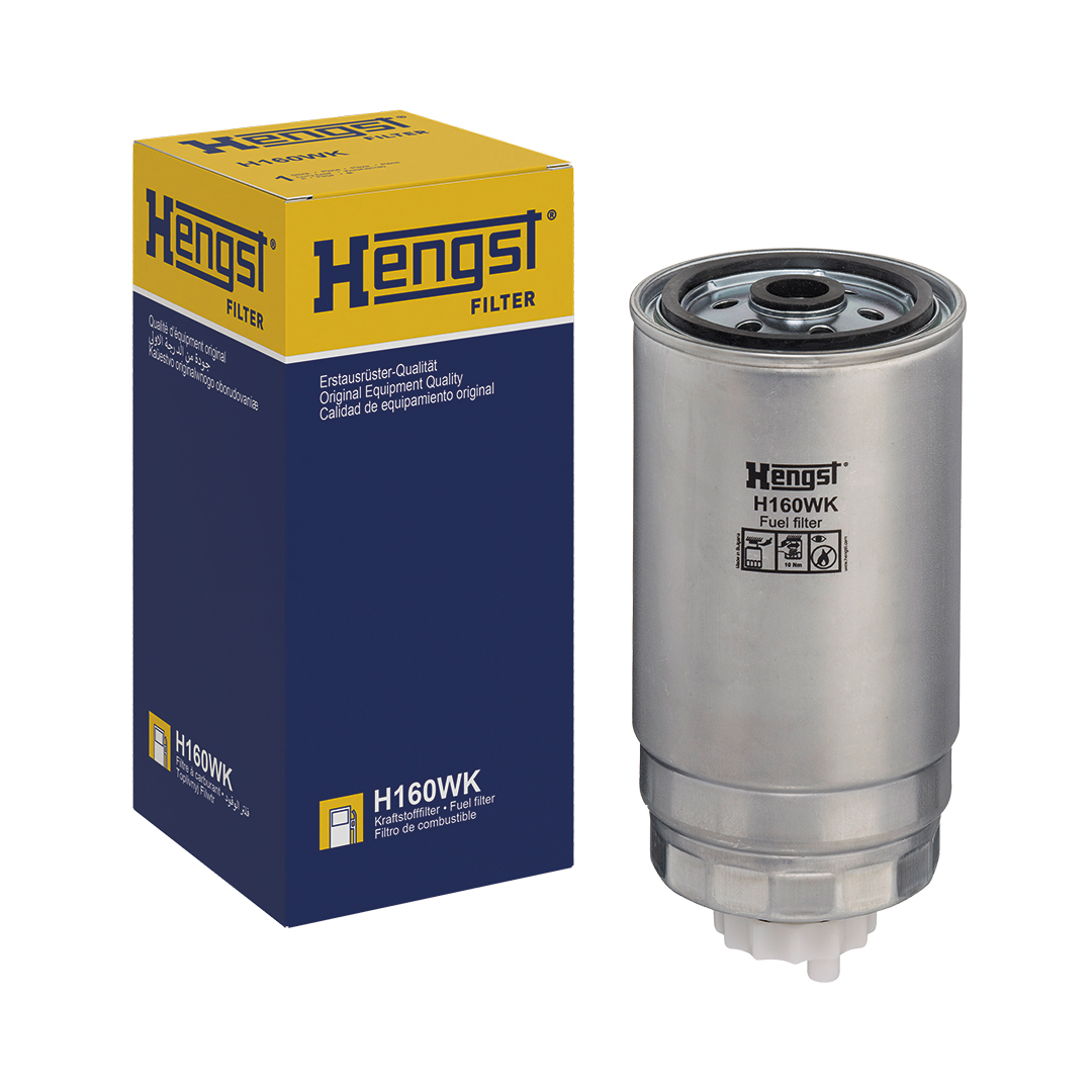 HENGST FILTER Brændstof-filter h160wk Påskruet filter 186mm M16x1.5 for IVECO FIAT CHRYSLER