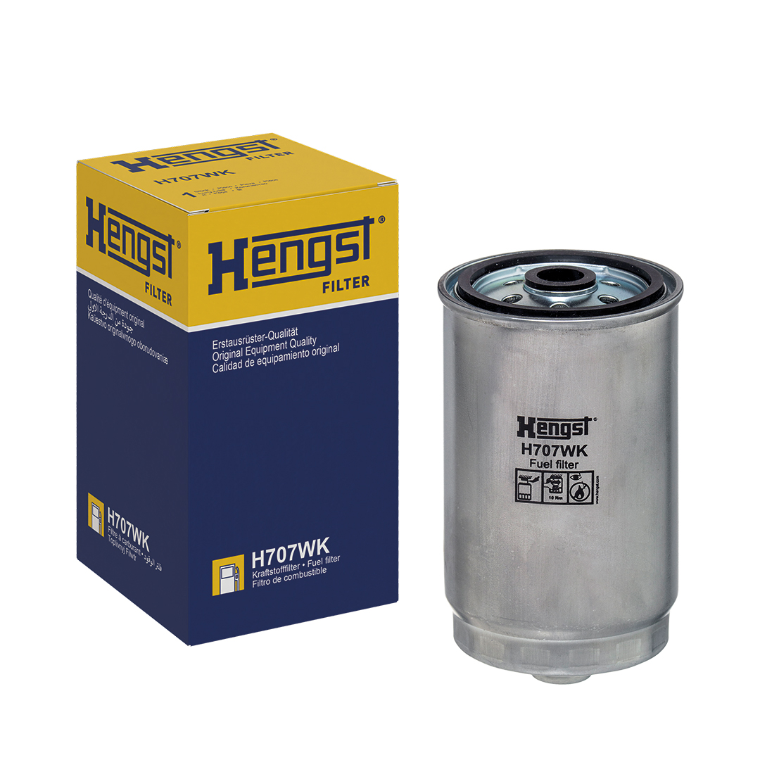 HENGST FILTER Brændstof-filter h707wk Påskruet filter 144mm M16x1.5 for HYUNDAI KIA