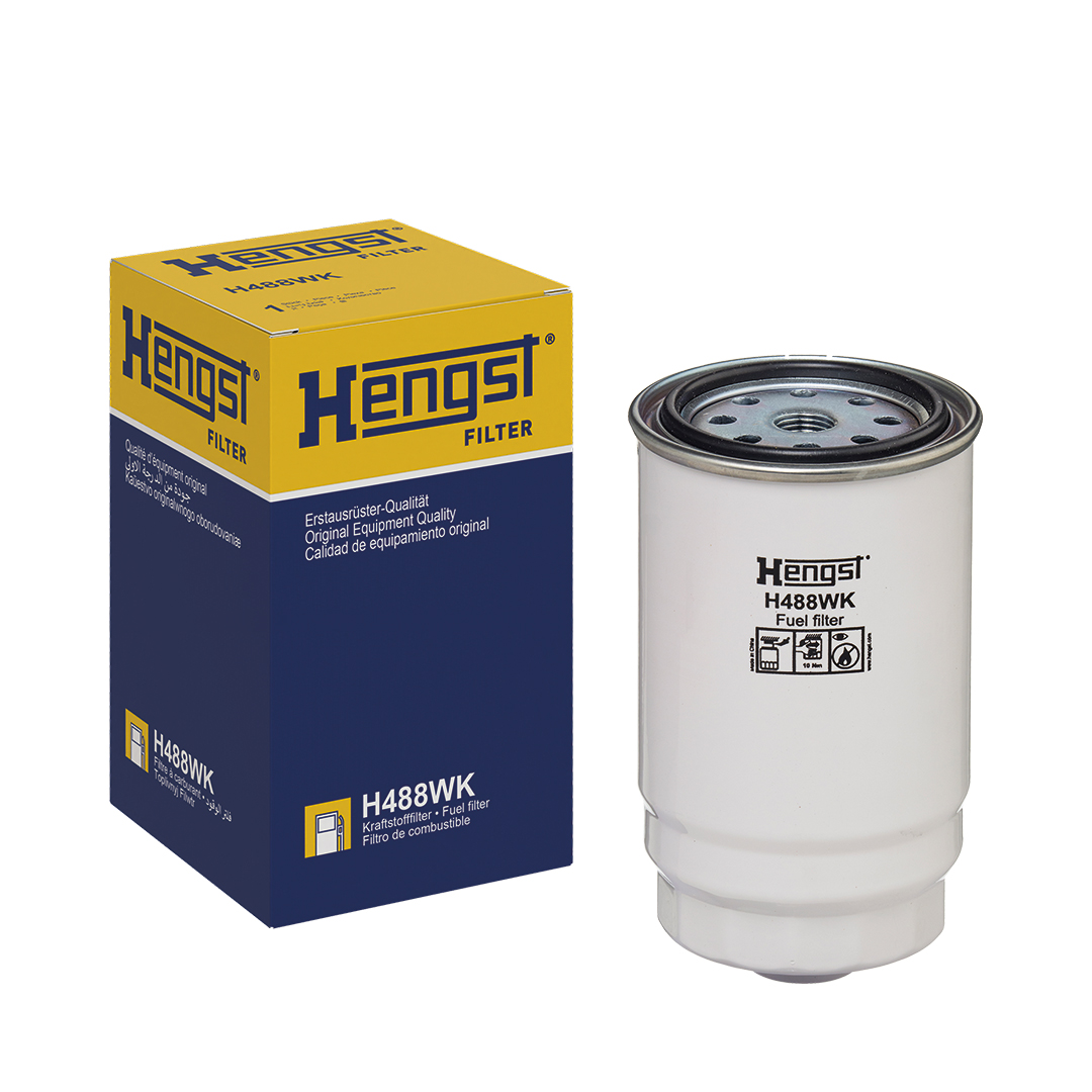 HENGST FILTER Brændstof-filter h488wk Påskruet filter 152mm M16x1.5 for SSANGYONG KIA HYUNDAI