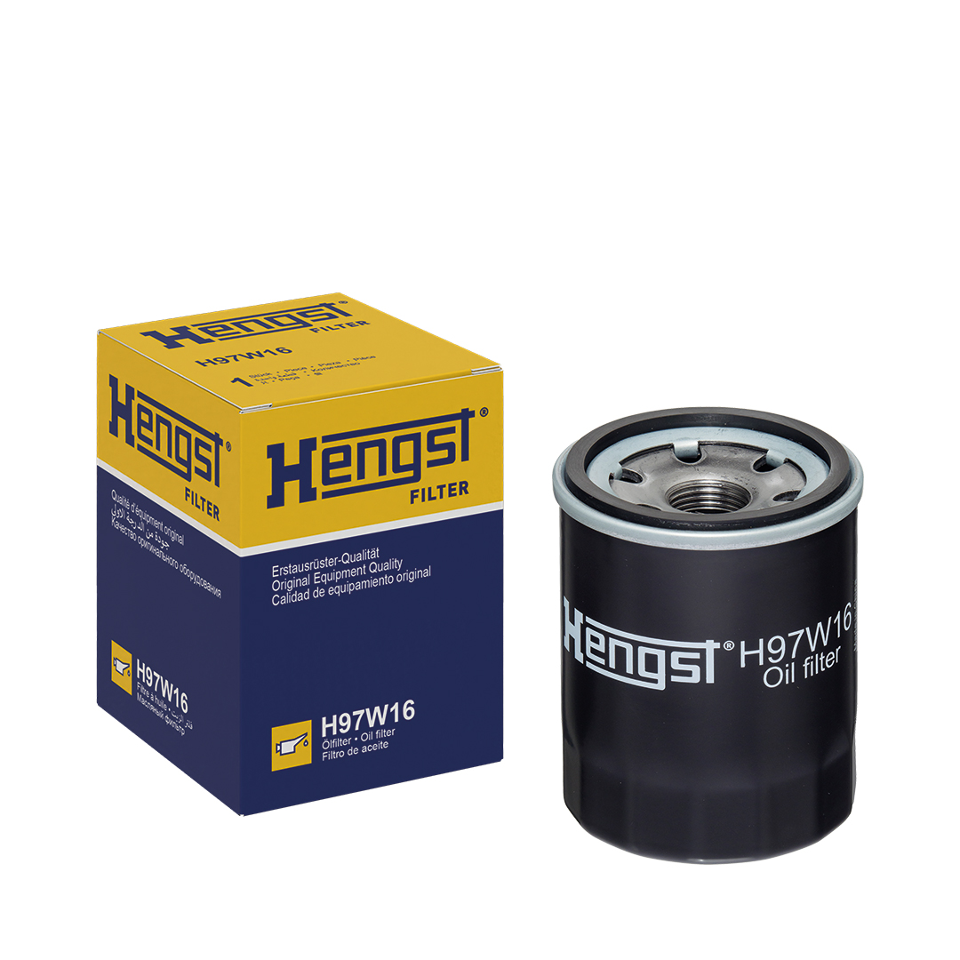 HENGST FILTER Oliefilter h97w16 Påskruet 90mm 3/4-16 UNF-2B for CHERY TOYOTA