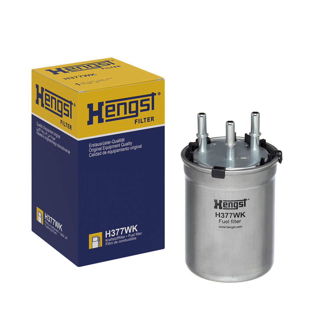 HENGST FILTER Brændstof-filter h377wk Ledningsfilter 141mm for VAG