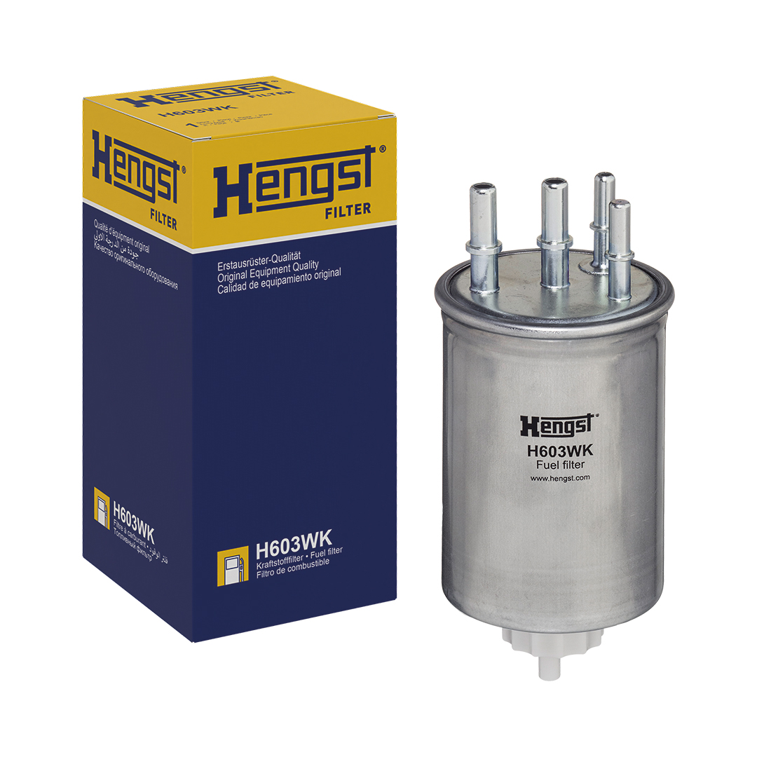 HENGST FILTER Brændstof-filter h603wk Ledningsfilter 187mm for LAND ROVER