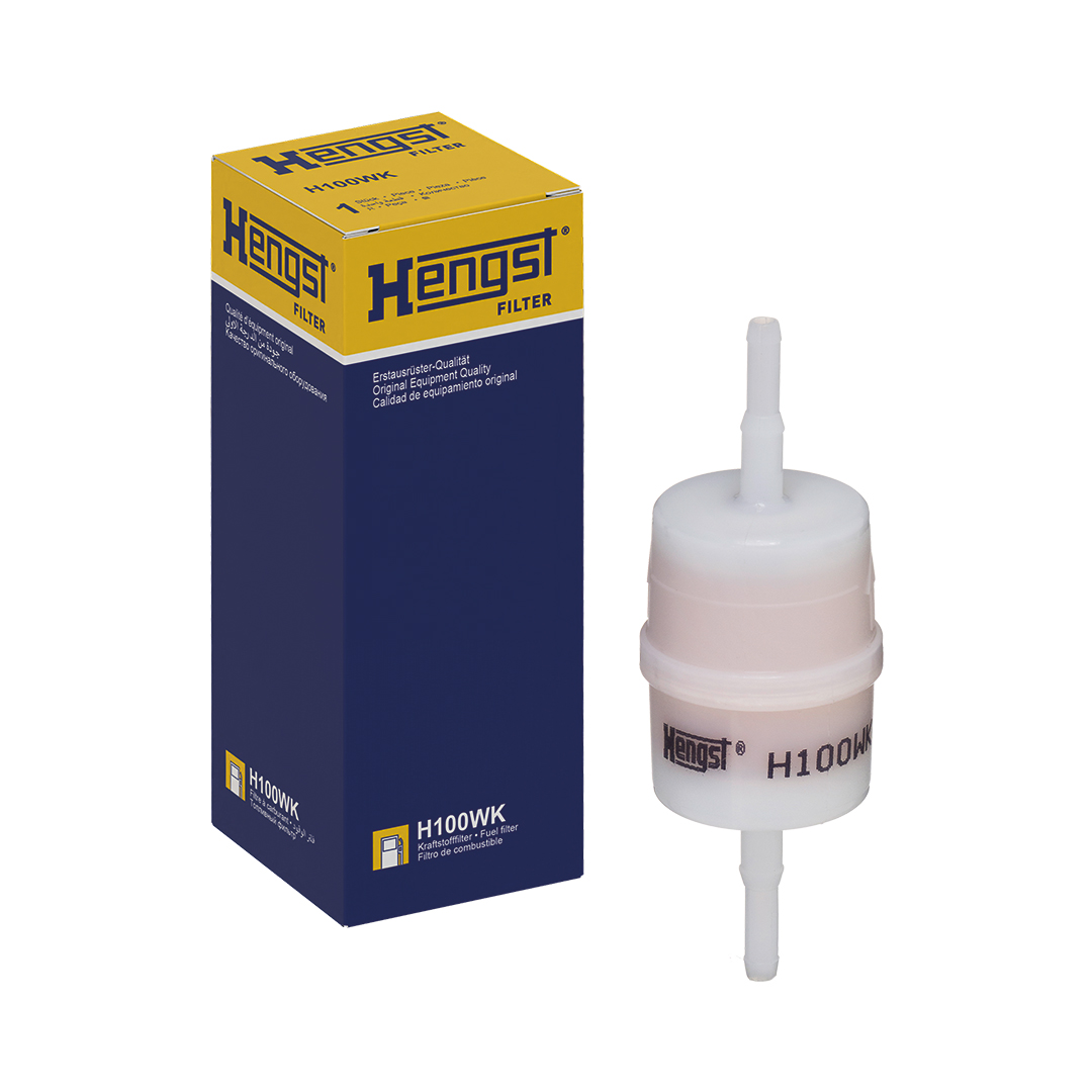 HENGST FILTER Brændstof-filter h100wk Ledningsfilter 134mm for PEUGEOT ALFA ROMEO OPEL TALBOT CHRYSLER GENERAL MOTORS VAG SUBARU STEYR BMW HONDA ISUZ