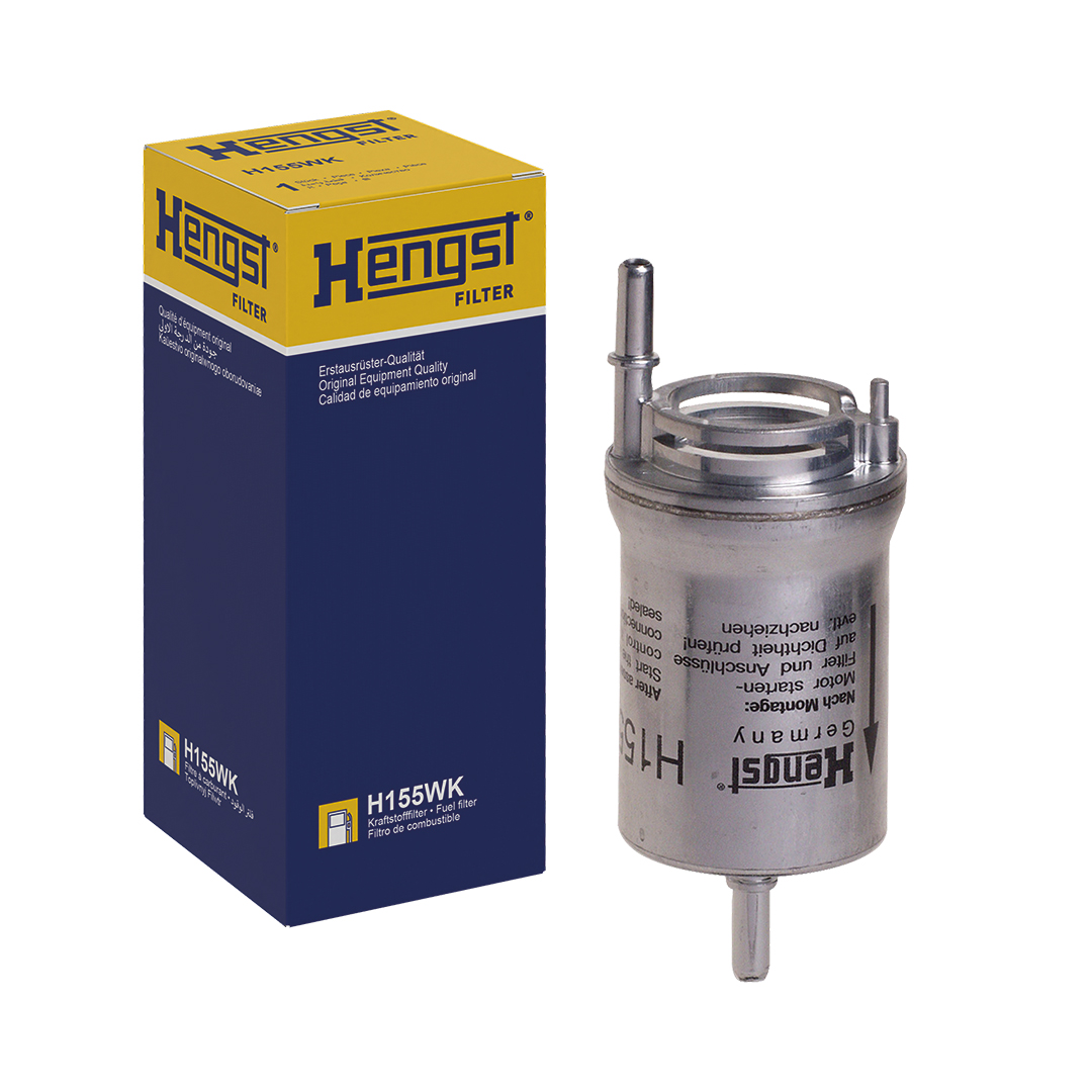 HENGST FILTER Brændstof-filter h155wk Ledningsfilter 150mm for VAG